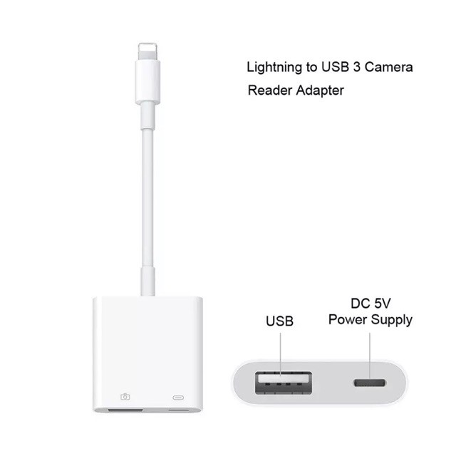 Apple’s Lightning to USB 3 Camera Adapter.