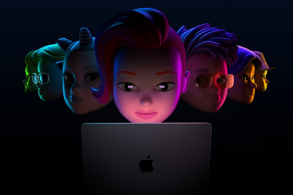 colourful animated people representing Apple's WWDC 2022